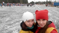Студенты – волонтеры Чемпионата Красноярского края по лыжным гонкам