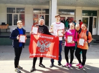 Команда ЛПИ-филиала СФУ- победитель легкоатлетической эстафеты