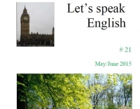 Let&#039;s speak English May/ June №21 2015